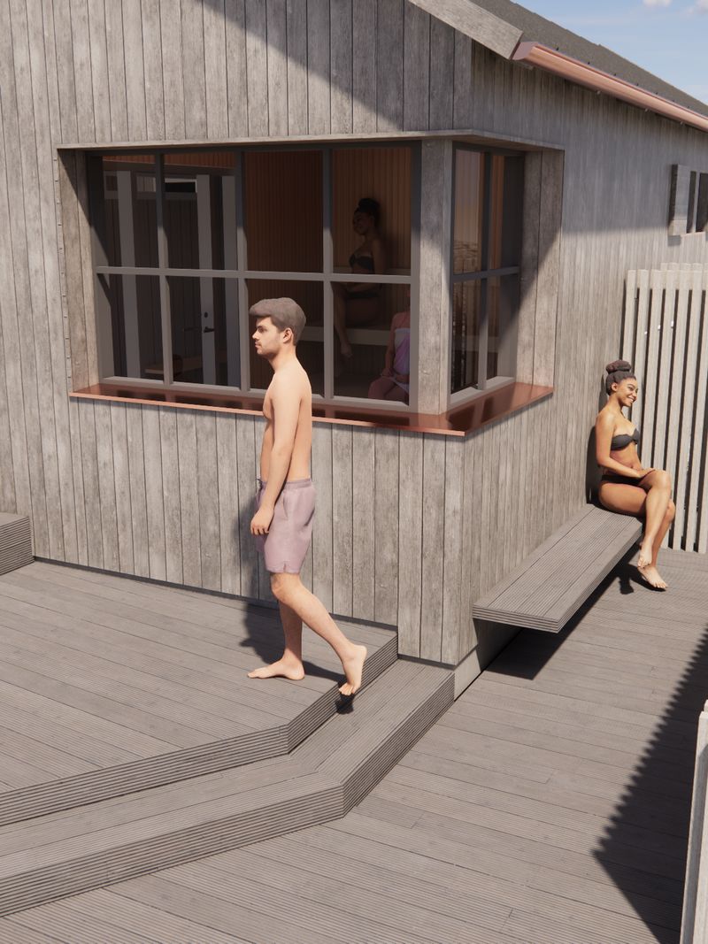 Kallbadhus Torekov — Projekt detalj 1