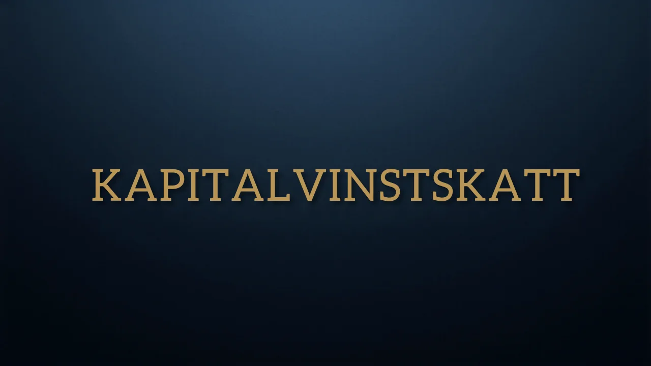 Kapitalvinstskatt på aktier 2026 – Så fungerar det