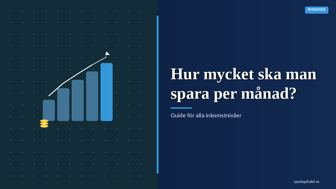 Hur mycket spara per månad